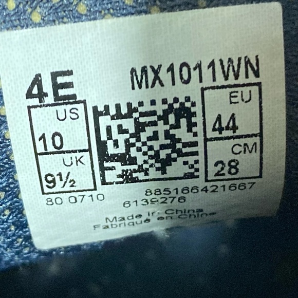 New Balance 1011 Men's White/Blue Training Running Sneakers Shoes SZ 10 4E - Picture 11 of 11